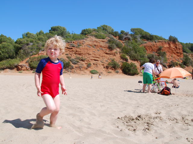 Cala Llenya en Ibiza con niños