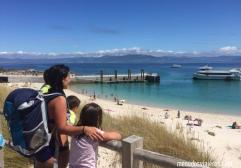 Visita a las Islas Cíes con niños, el caribe Gallego